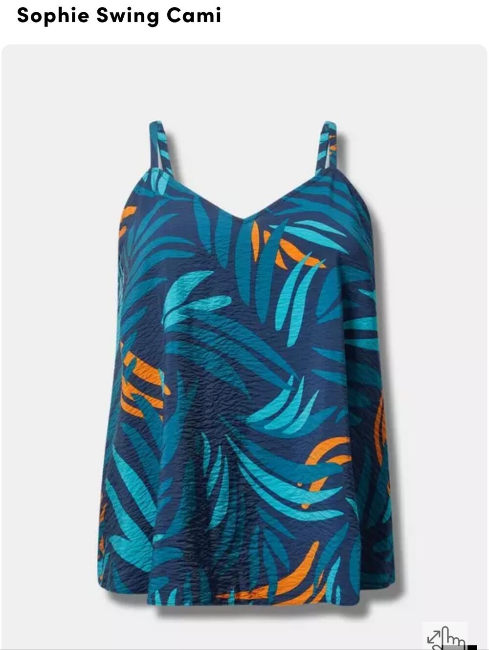 Sophie Swing Cami size 0 large